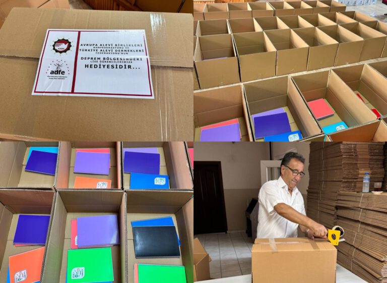 Aleviler, depremzede 5 bin öğrenciye okul çantası ve kırtasiye malzemesi gönderiyor