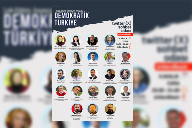Laik Eğitim, Demokratik Türkiye’ için X sohbet odasında büyük buluşma bu akşam