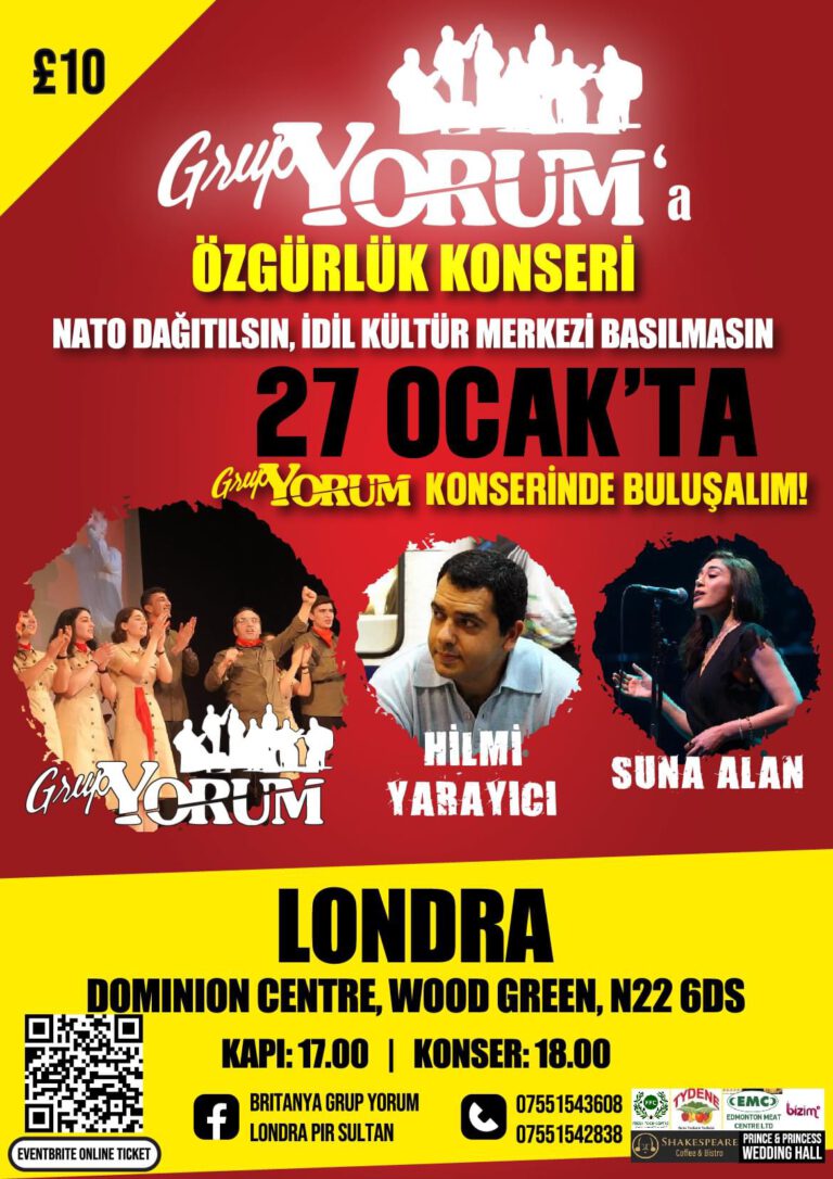 Grup Yorum Londra’da!