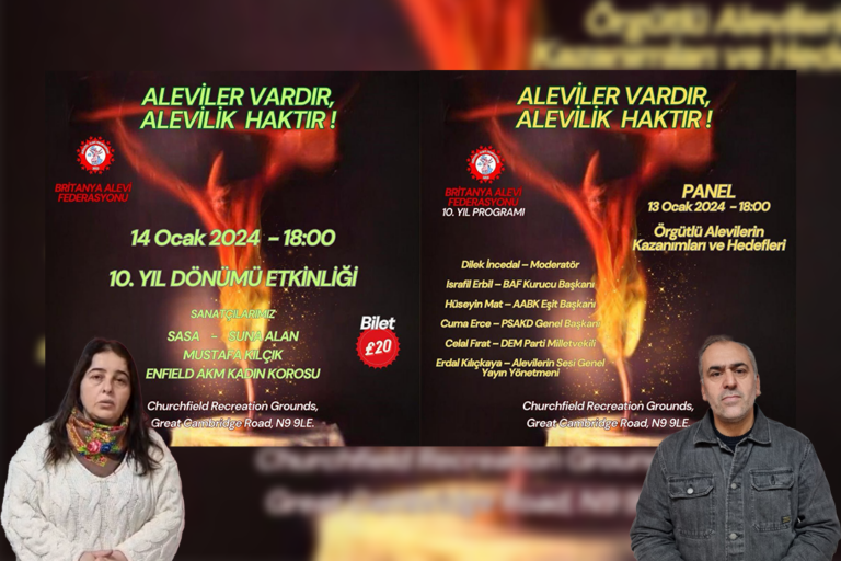 Britanya Alevi Federasyonu, 10. kuruluş yılını 13-14 Ocak’ta kutlayacak-