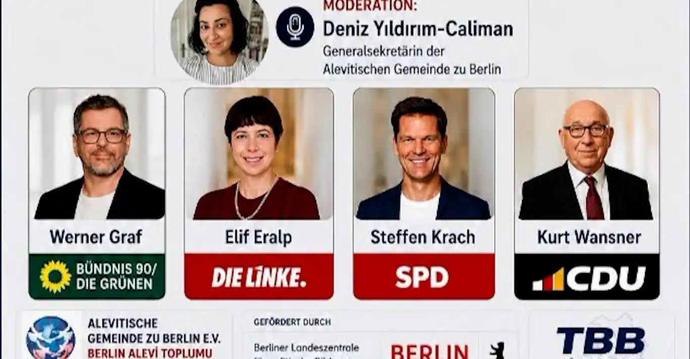 Berlin Eyalet Seçimleri İçin Alevi Toplumundan Panel Daveti