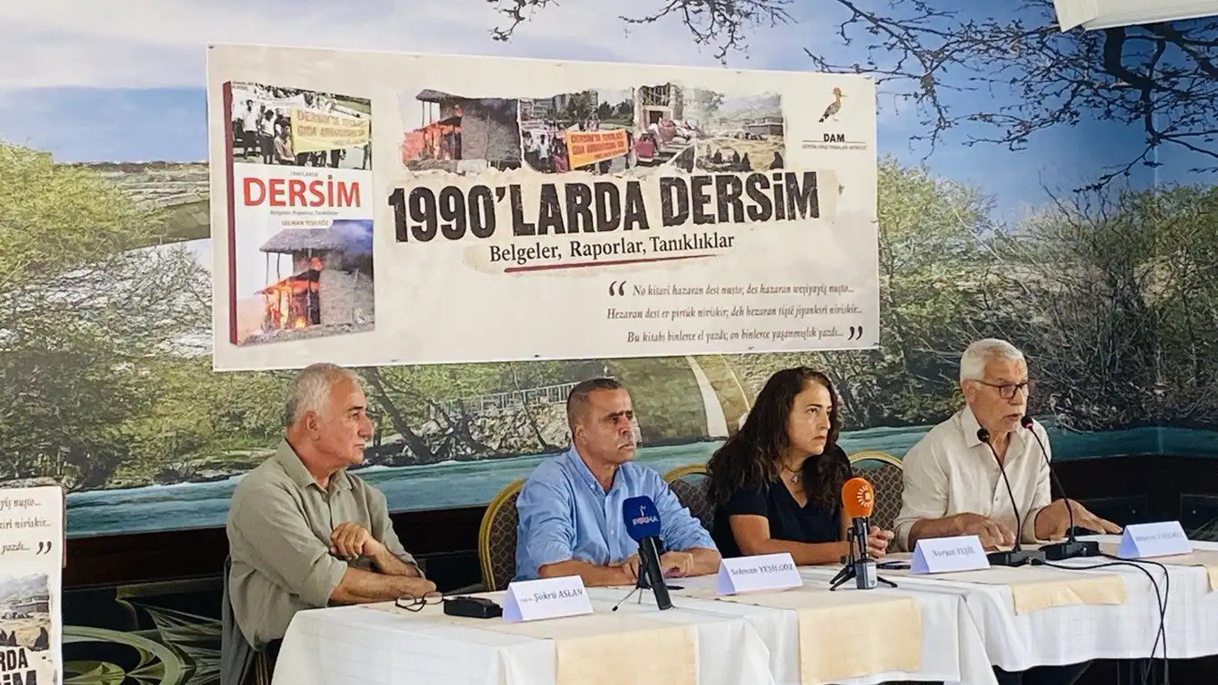 1990'larda Dêrsim'de Yaşanan Olayları Ele Alan Kitap Tanıtıldı