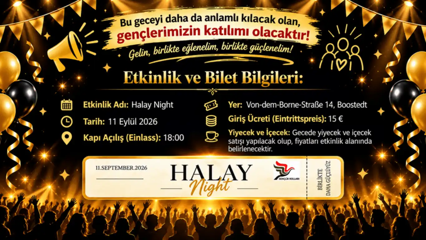 Neumünster’de Alevi Gençler “Halay Night” Etkinliğinde Buluşuyor
