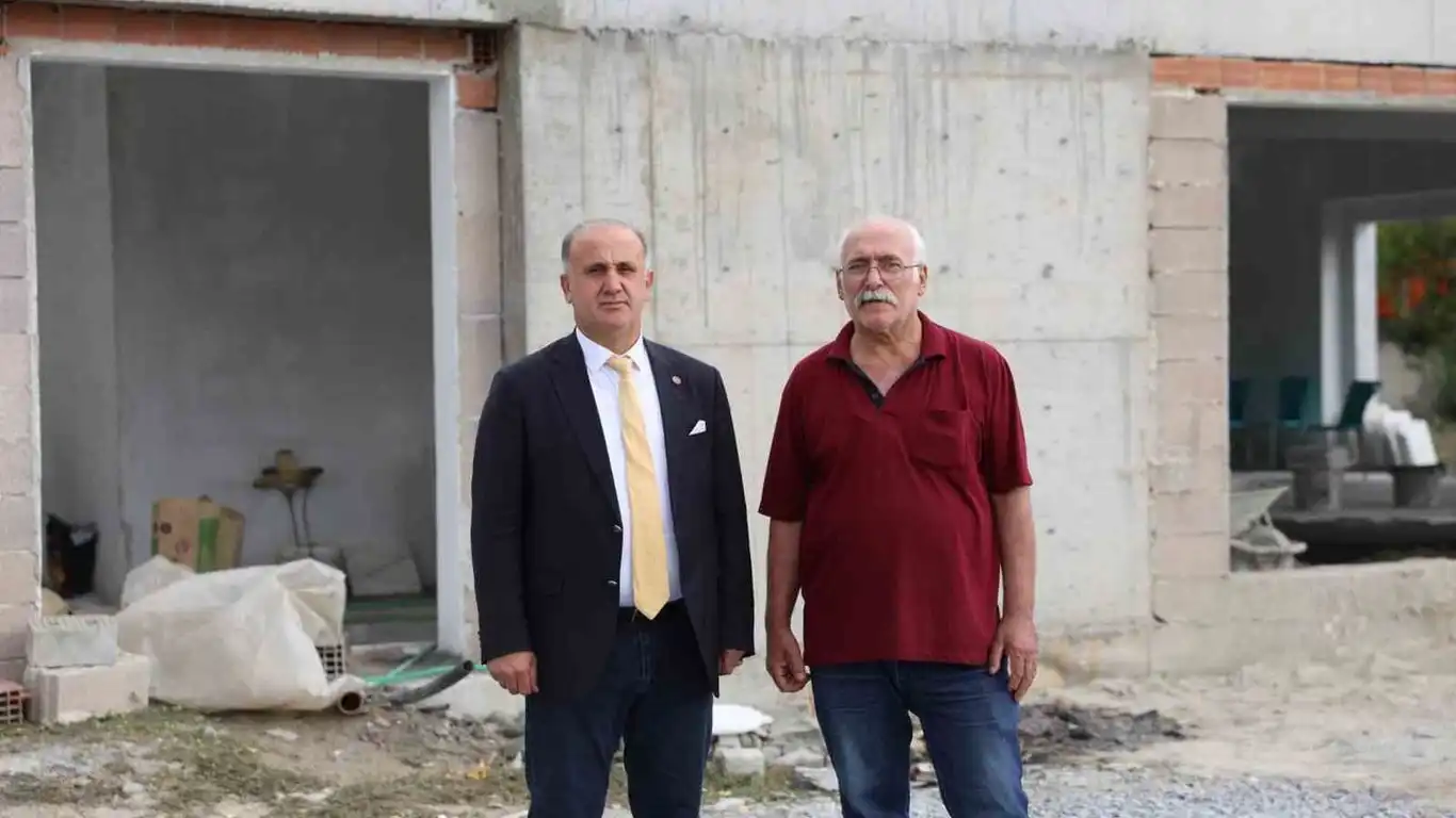 Cemevi inşaatı İncirliova'da devam ediyor