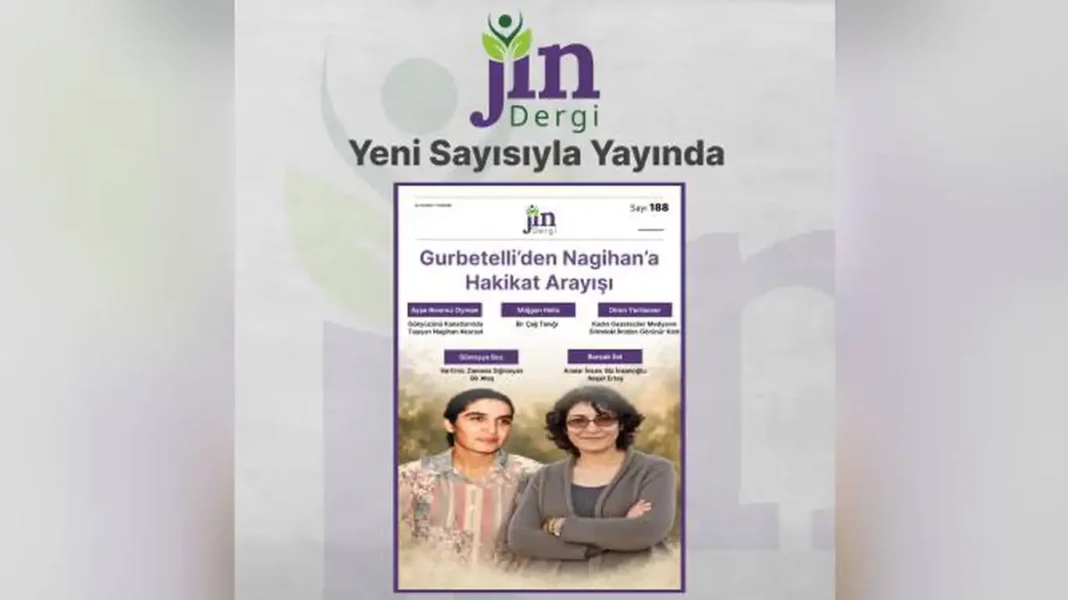 Jin Dergi’nin 188. Sayısı 'Gurbetelli’den Nagihan’a Hakikat Arayışı' ile Yayınlandı