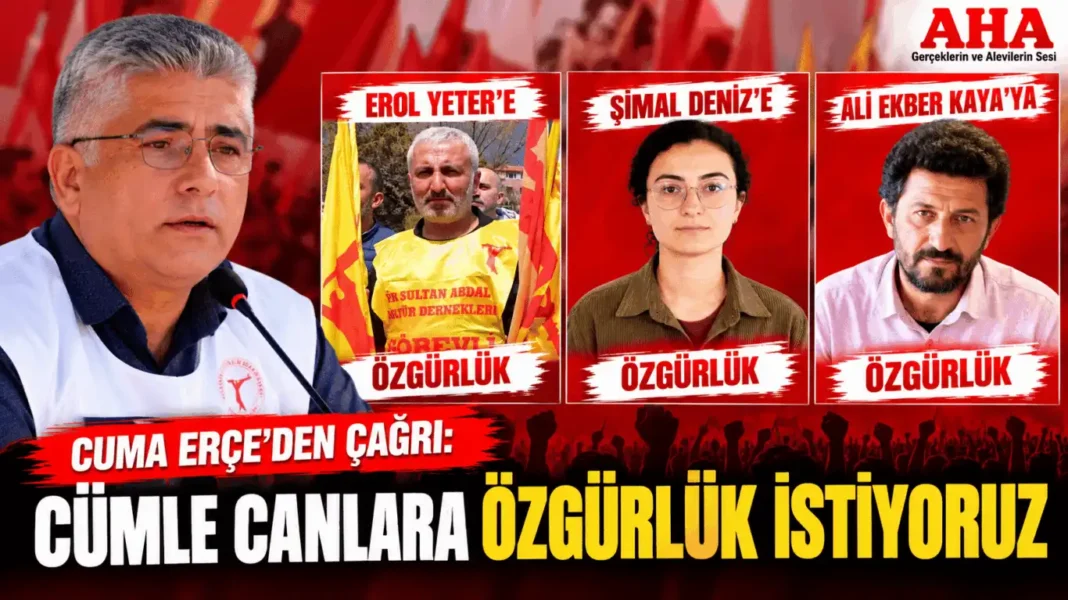 PSAKD'li Erçe: Tutuklu Alevi Kurum Yöneticilerine Özgürlük İstiyoruz